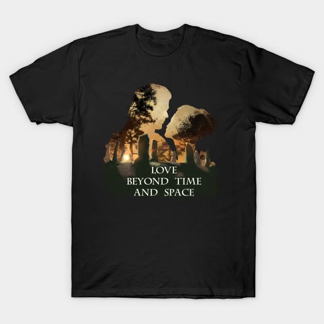 Jamie and Claire - Outlander T-Shirt by Fine_Design